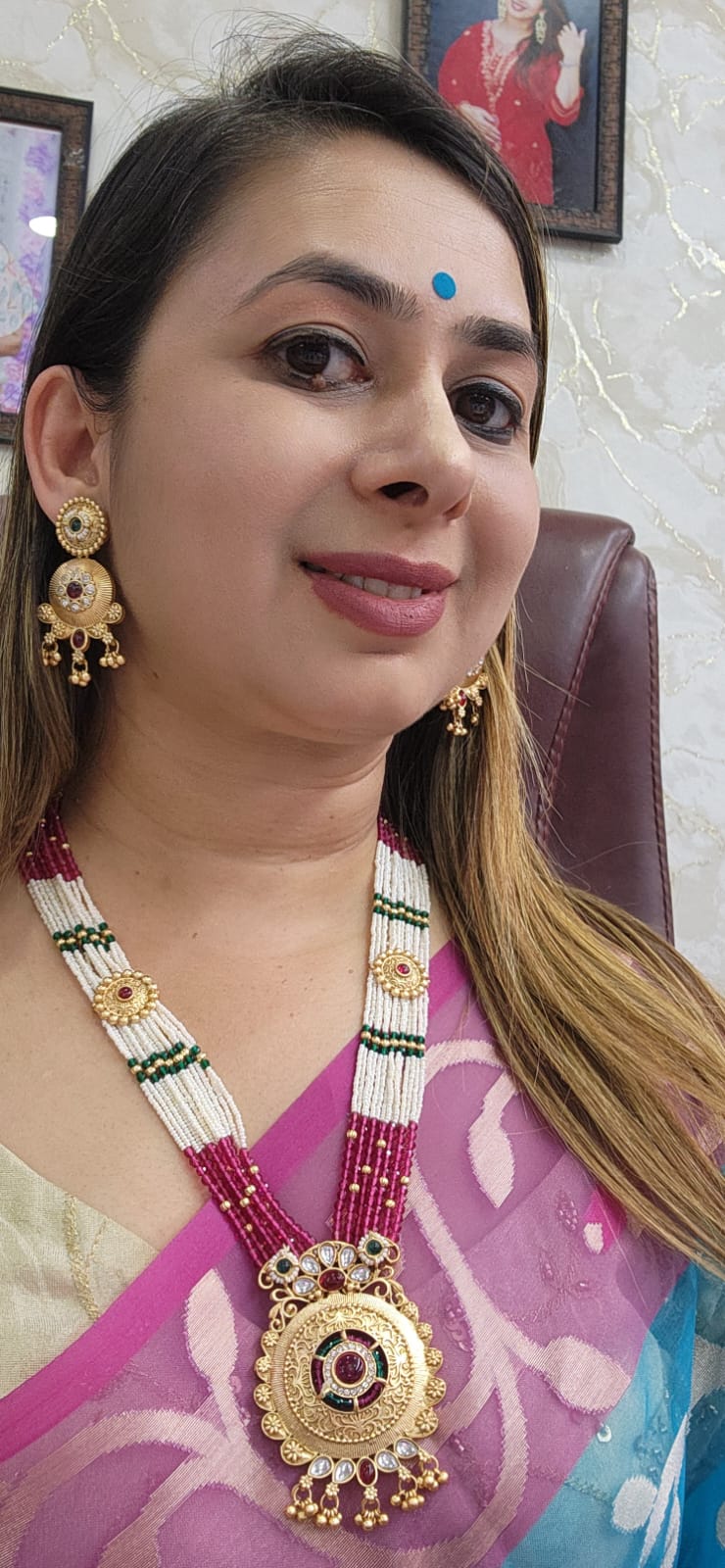 Khubsurat 2 - Rani Sahbia Set | Gold Replica