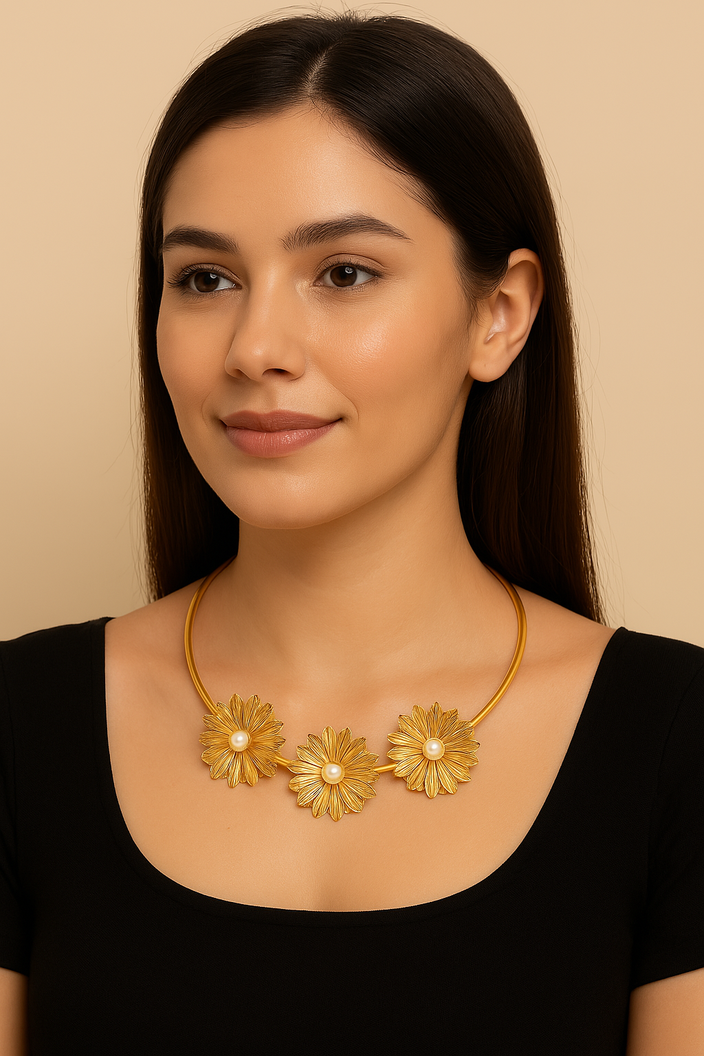 Bloom & Pearl Statement Choker