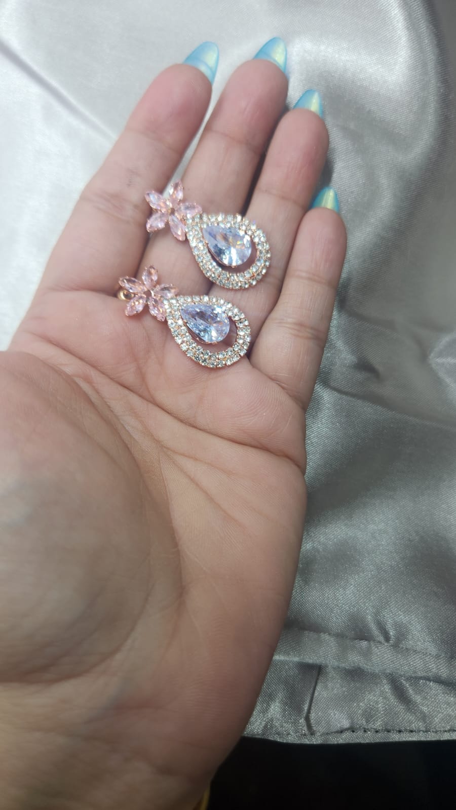 Petal Spark Drop Earrings