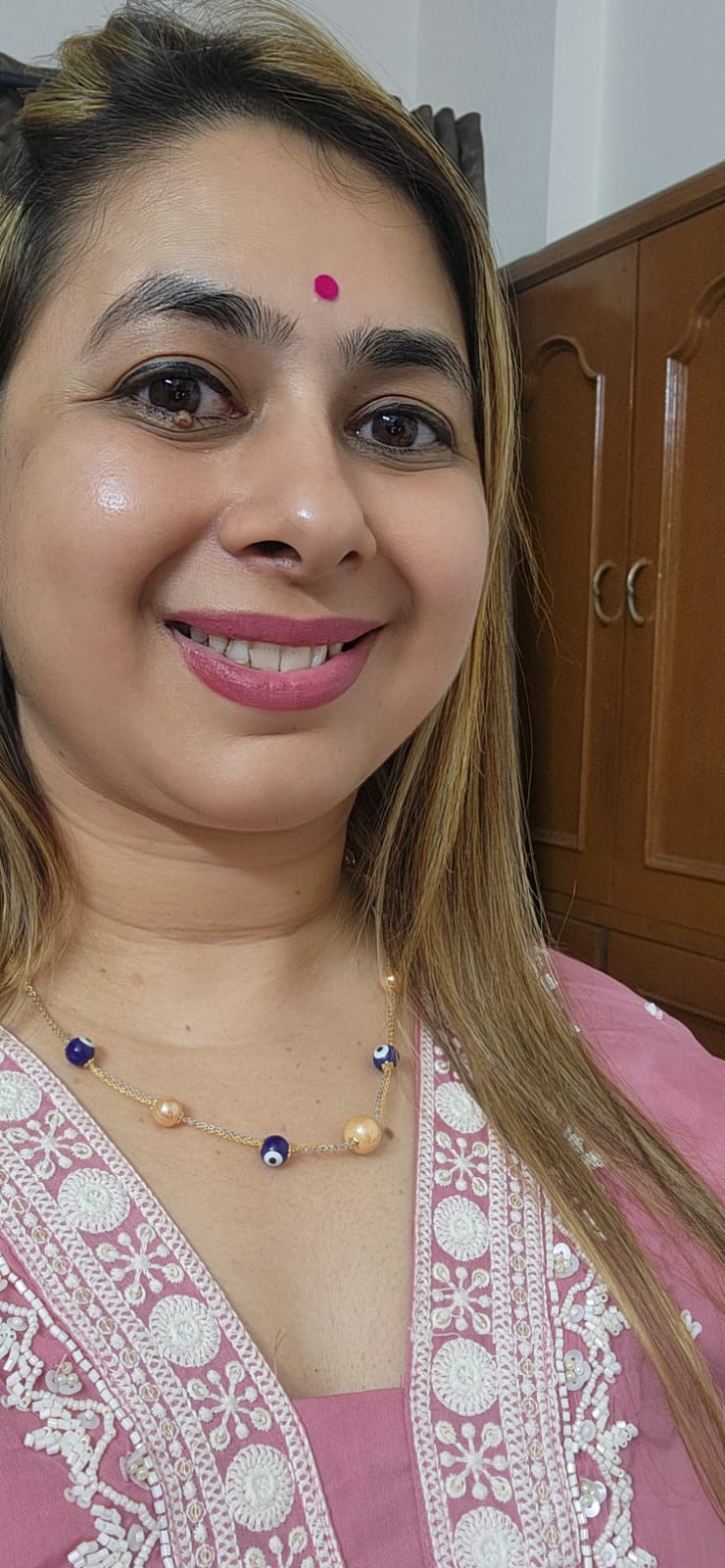Multi-Charm Evil Eye & Bead Necklace