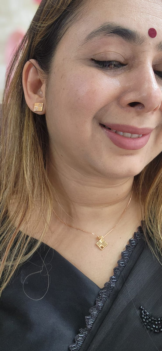 J1 - Square Chotu Pendant Set