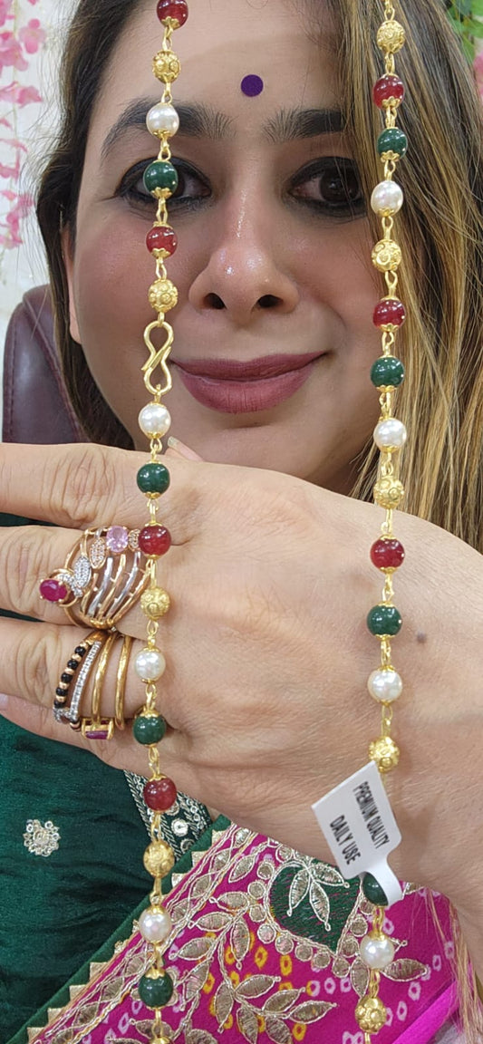 MG7 - Designer Moti Mala - MultiColor