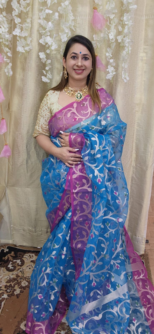 Khubsurat 5 - Tissue Saree - Jamdani Beauty Saree