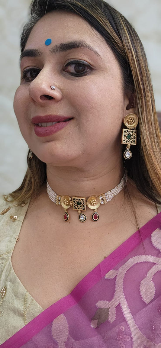 Khubsurat 1 - Sleek Designer Choker