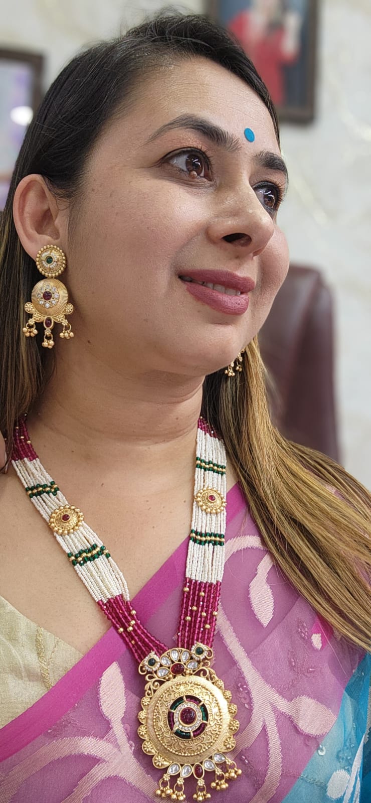 Khubsurat 2 - Rani Sahbia Set | Gold Replica