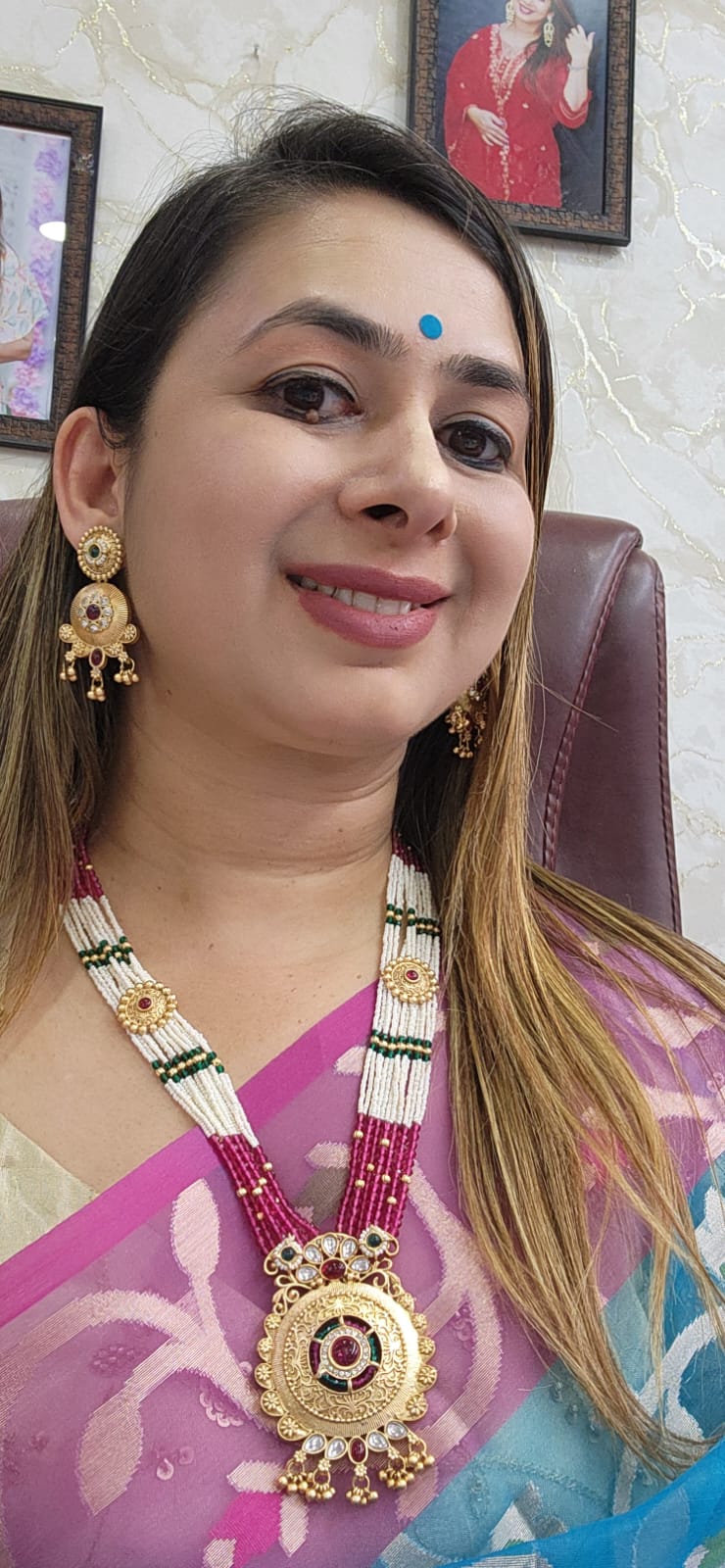 Khubsurat 2 - Rani Sahbia Set | Gold Replica