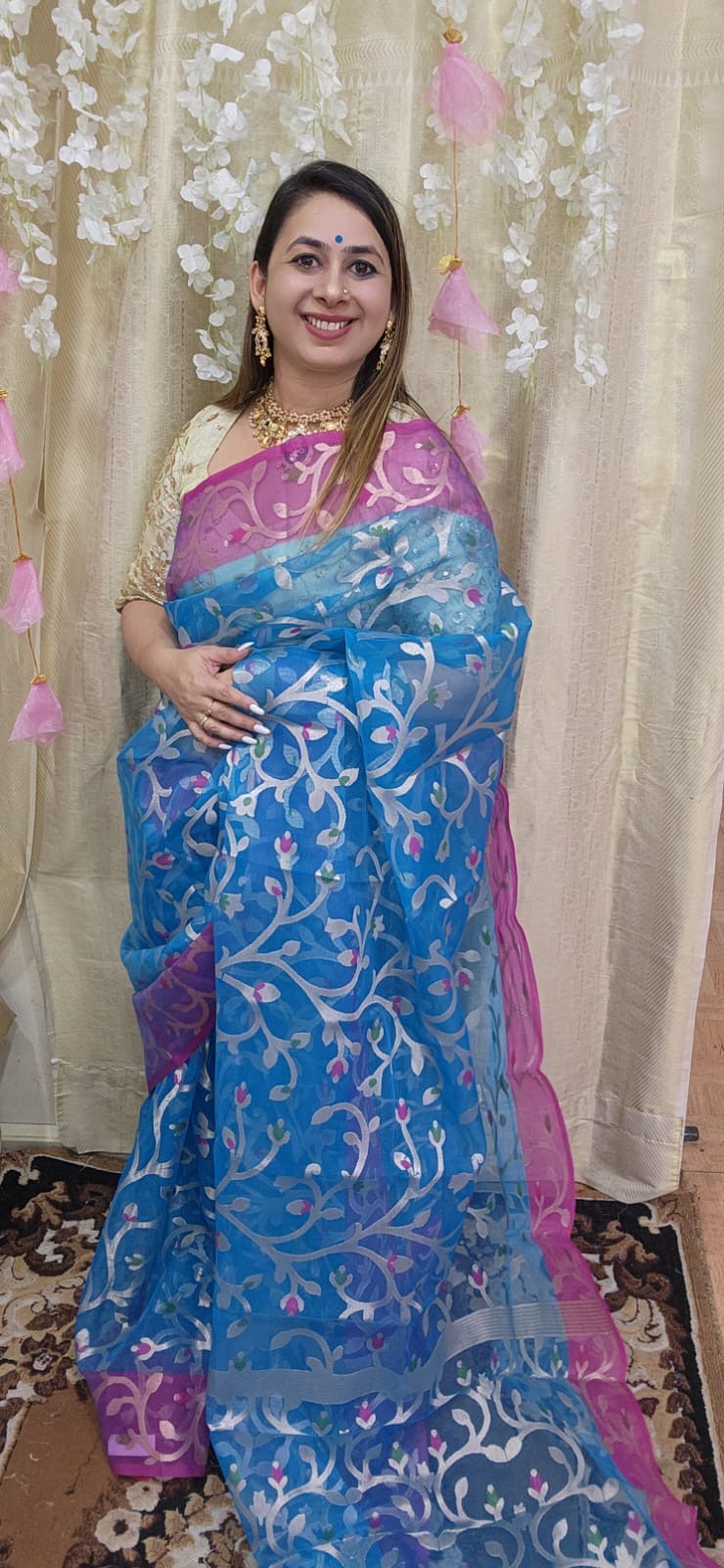 Khubsurat 5 - Tissue Saree - Jamdani Beauty Saree