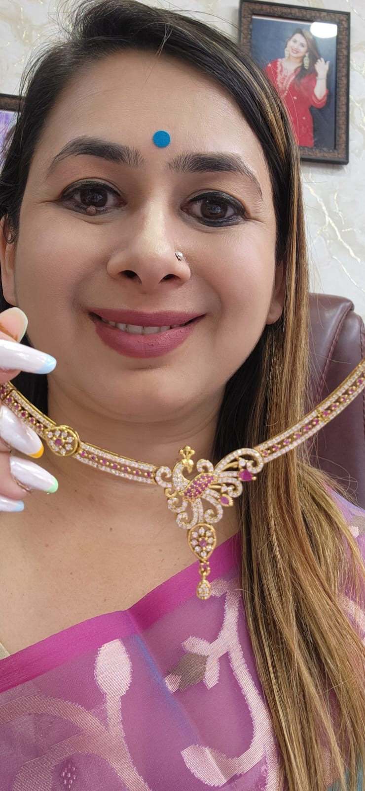 Khubsurat 3 - Peacock Set | Hasli with AD