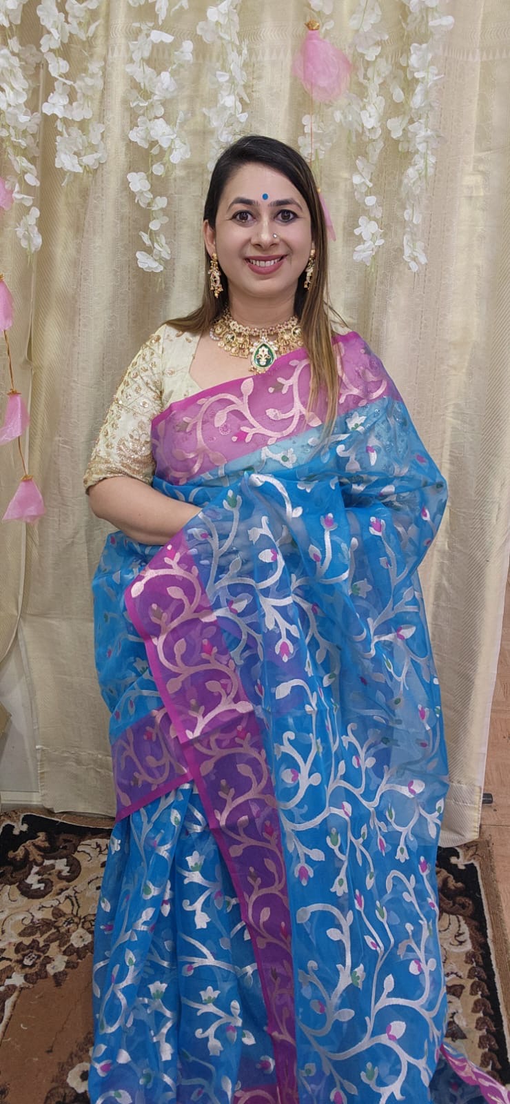 Khubsurat 5 - Tissue Saree - Jamdani Beauty Saree