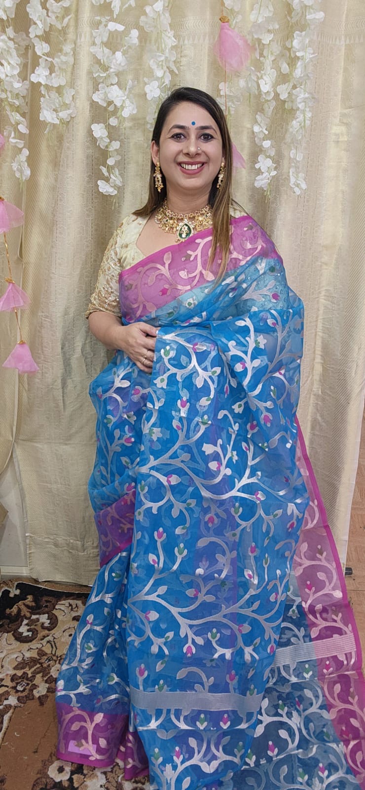 Khubsurat 5 - Tissue Saree - Jamdani Beauty Saree