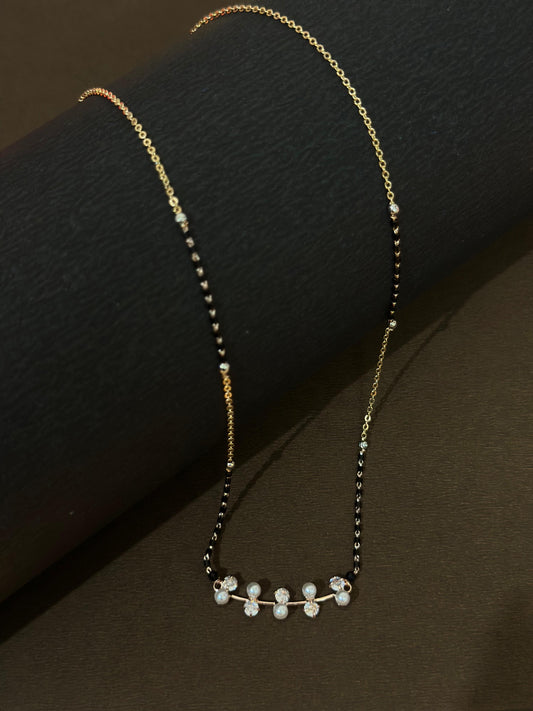 Pearl & Crystal Harmony Mangalsutra