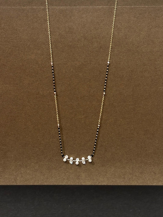 Pearl & Crystal Harmony Mangalsutra