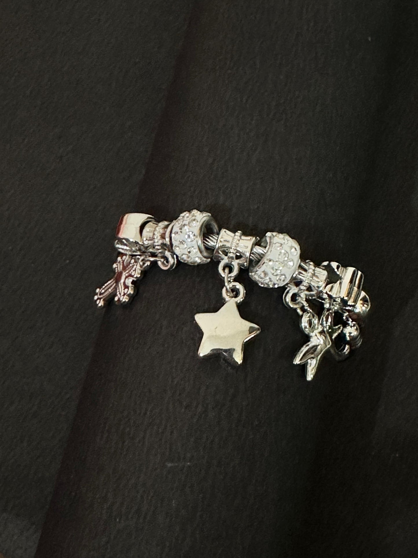 Sparkling Star & Charm Bracelet