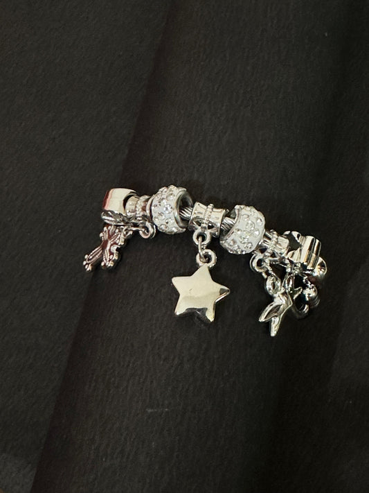 Sparkling Star & Charm Bracelet