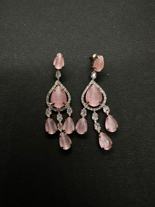 Blush Radiance Danglers