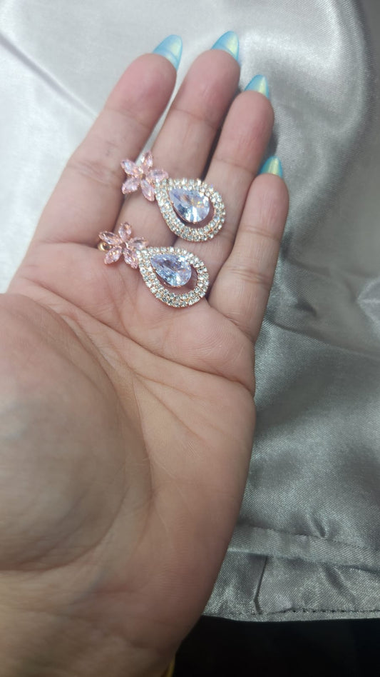 Petal Spark Drop Earrings
