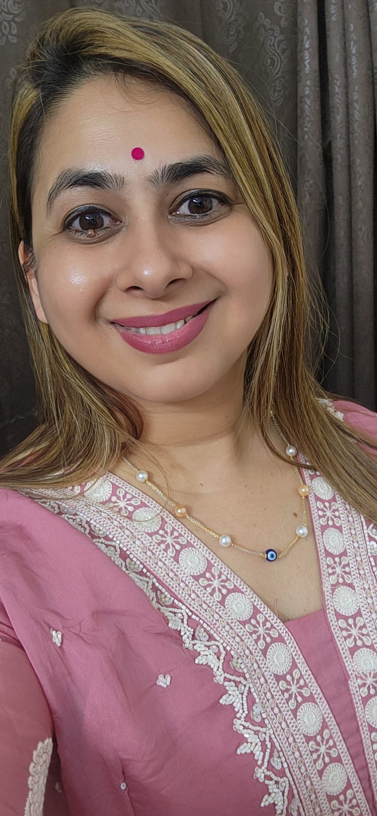 Golden Chain Evil Eye & Pearl Necklace
