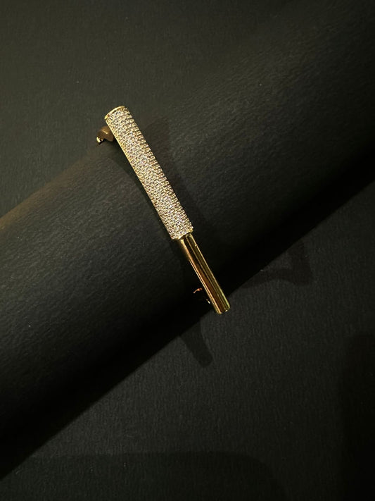 Radiant Pave Bar Cuff Bangle