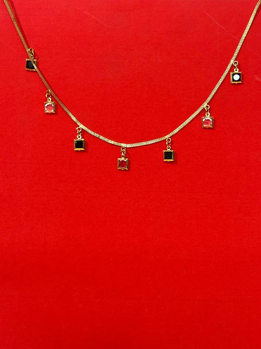 Whimsical Cube Charm Necklace