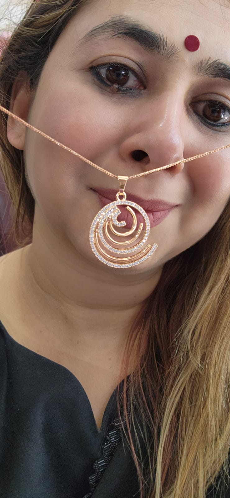 J14 - Circular Loop | AD Pendant Set - Elegant Design