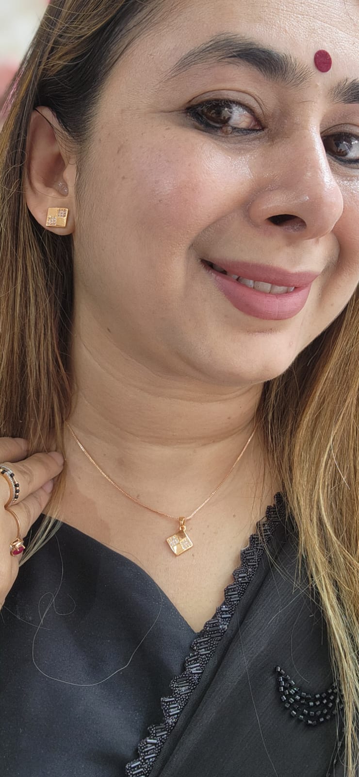 J1 - Square Chotu Pendant Set