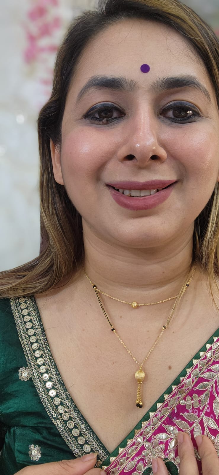 MG2 - Modern Look Mangalsutra - Design 2 Damru Design