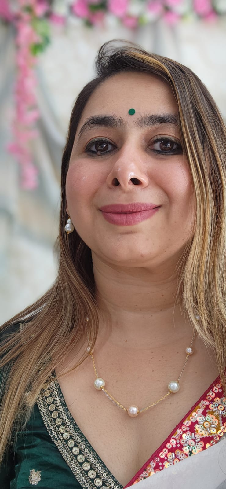 NJ2 - Single Ladh - Pearl Mala | Beautiful Rich Look