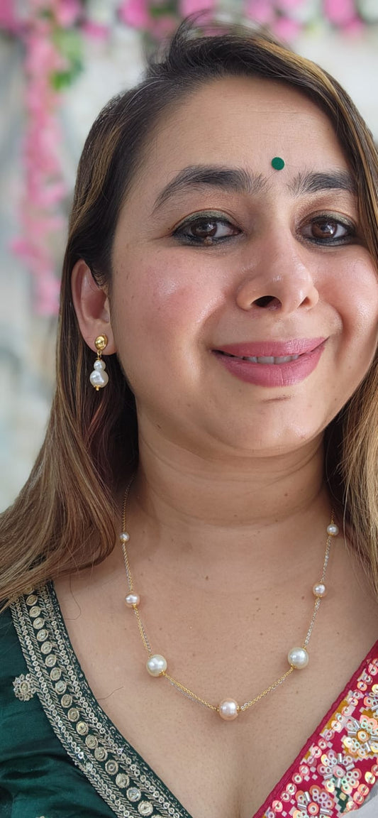 NJ2 - Single Ladh - Pearl Mala | Beautiful Rich Look