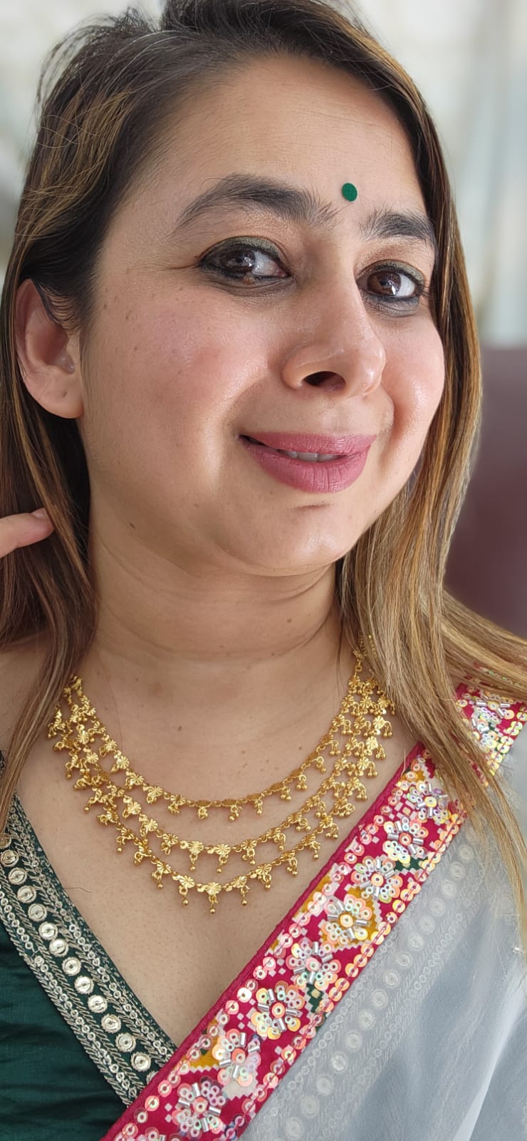 NJ4 - 3 Ladi Gold Look Alike Chain