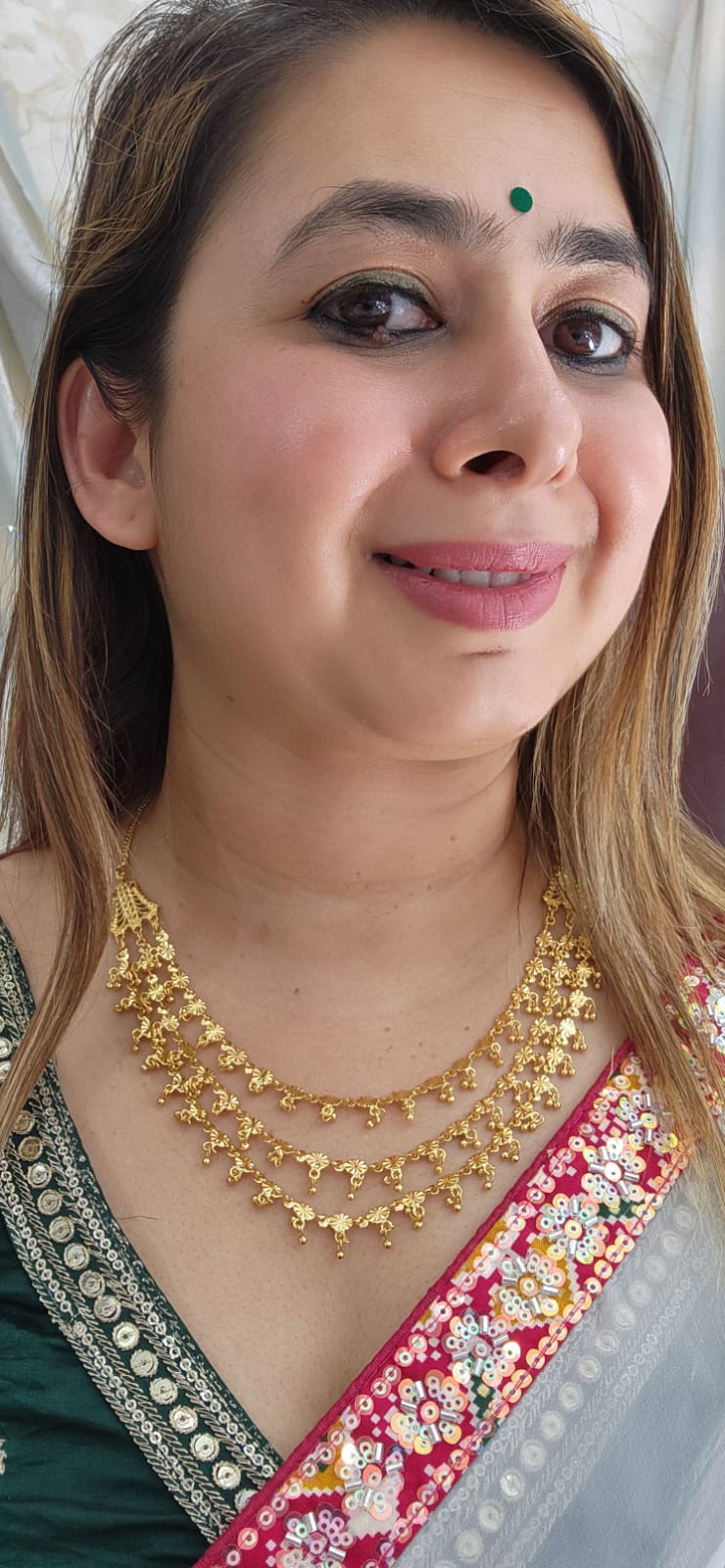 NJ4 - 3 Ladi Gold Look Alike Chain