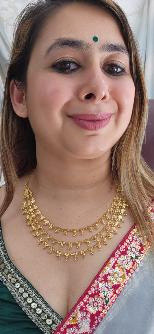 NJ4 - 3 Ladi Gold Look Alike Chain