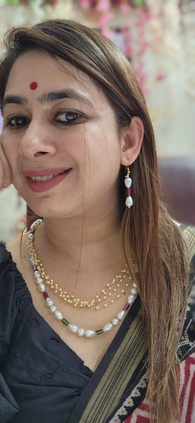 Luminous Pearl & Jewel Layered Set